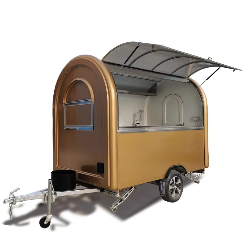 Hot Dog Vending Cart - รถขายอาหารเคลื่อนที่ รถขายกาแฟ รถขายฮอทดอก อุปกรณ์ขายอาหารข้างทางสำหรับขาย