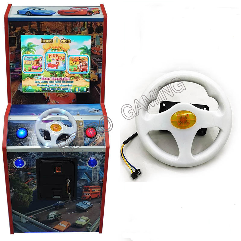 Racing Arcade Cabinet - พวงมาลัยสำหรับ31ใน1รถแข่งเปลวไฟรถบิน Run Way TRAVELINSTYLE เด็กวิดีโอเกมตู้อะไหล่อาเขตเครื่อง