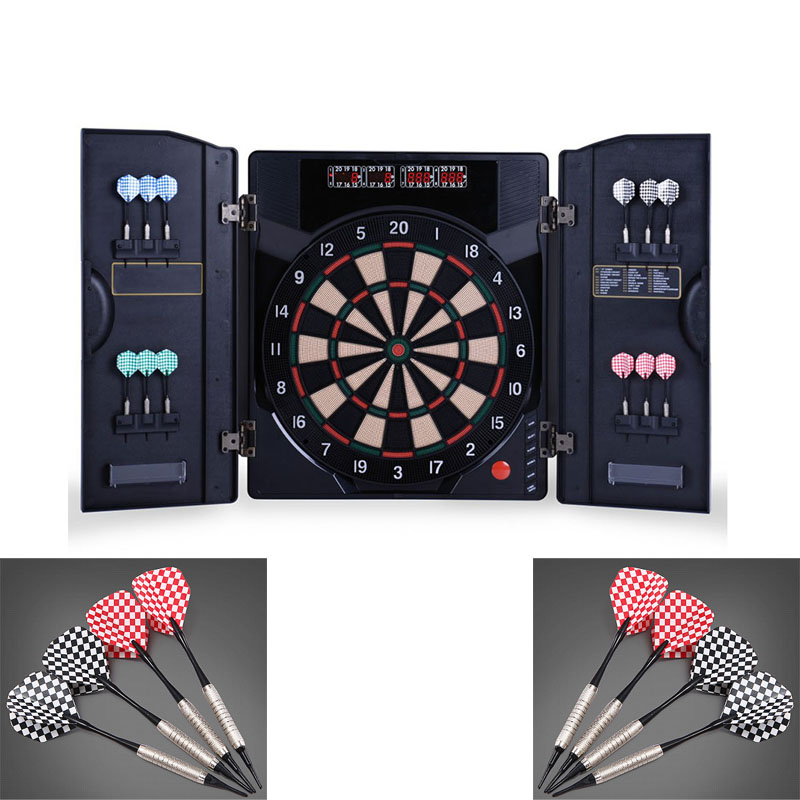 Electronic Dartboard Cabinet - ตู้โผอิเล็กทรอนิกส์พร้อมคะแนนอัตโนมัติ ถาดโผอิเล็กทรอนิกส์ กล่องโผพับ การแข่งขันระดับมืออาชีพโผนอ่อน