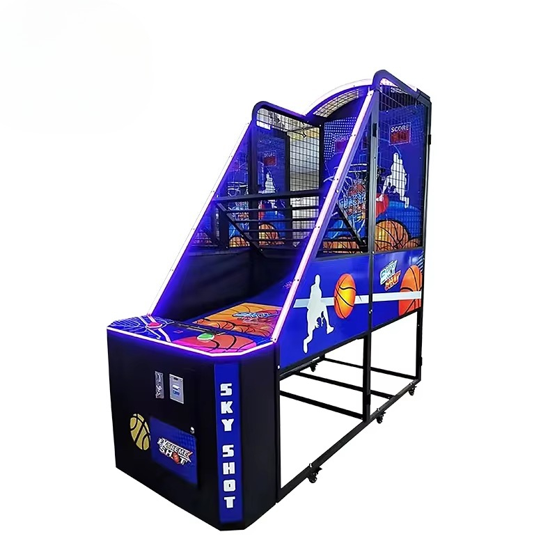 Ticket Redemption Machine - เครื่องเล่นบาสเก็ตบอลอาร์เคดสำหรับผู้ใหญ่, เกมยิงปืนแบบหยอดเหรียญพร้อมฟังก์ชั่นแลกตั๋ว