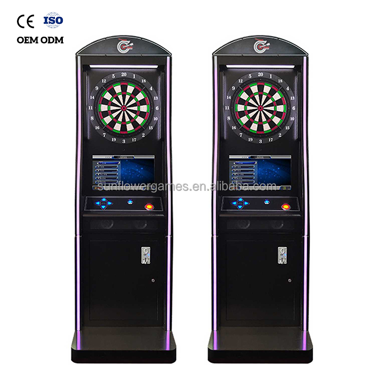 Electronic Dartboard Cabinet - ตู้เกมปาลูกดอกอาร์เคด ปรับแต่งได้ เกมตั๋ว หยอดเหรียญ สำหรับผู้ใหญ่ เครื่องเล่นสนุกสนาน