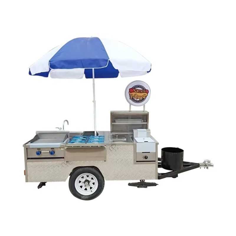 รถเข็นขายฮอทดอกสแตนเลสแบบสั่งท - Hot Dog Vending Cart บทวิจารณ์และราคา