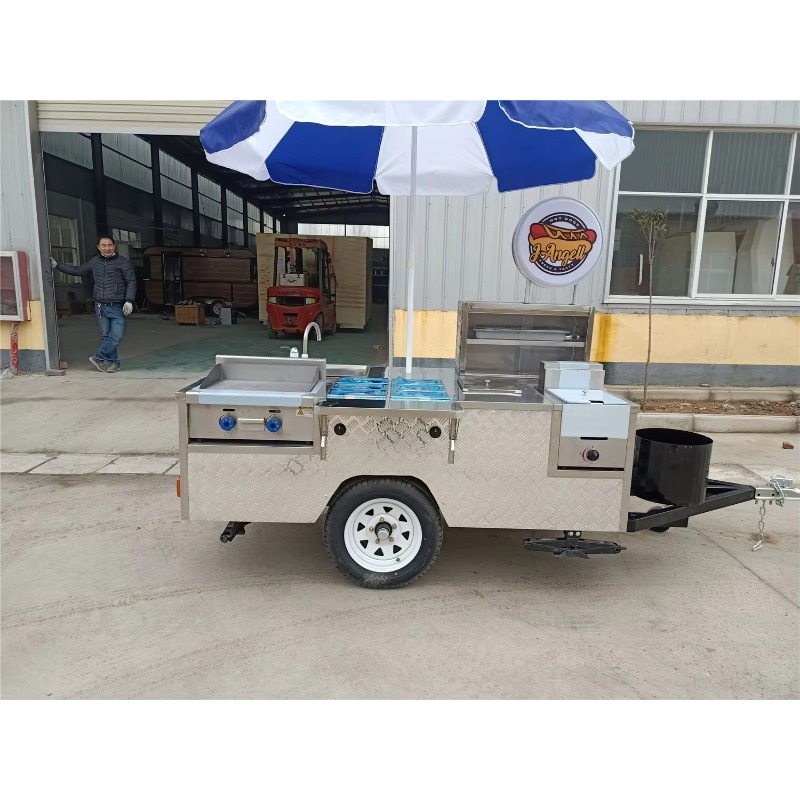 รถเข็นขายฮอทดอกสแตนเลสแบบสั่งท - Hot Dog Vending Cart บทวิจารณ์และราคา