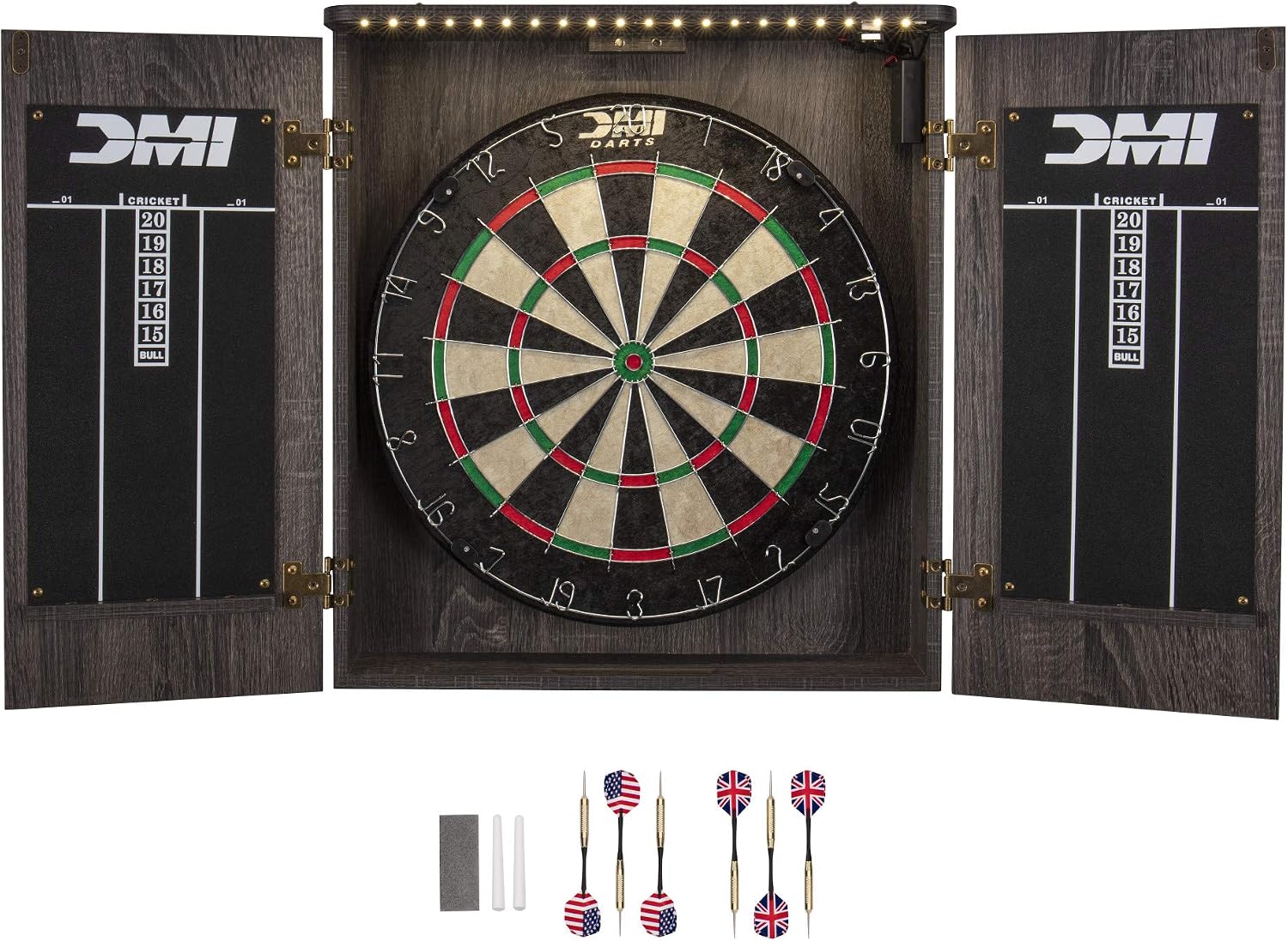 ชุดตู้เก็บลูกดอก Paris Bristle - Electronic Dartboard Cabinet บทวิจารณ์และราคา