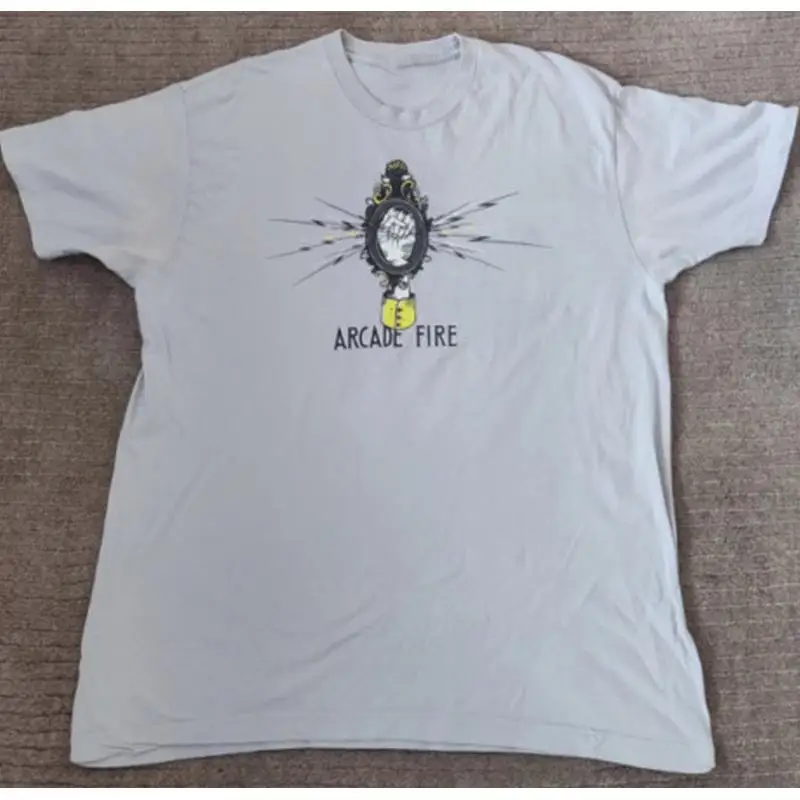 เสื้อยืดสีขาว Arcade Fire For  - Arcade No บทวิจารณ์และราคา