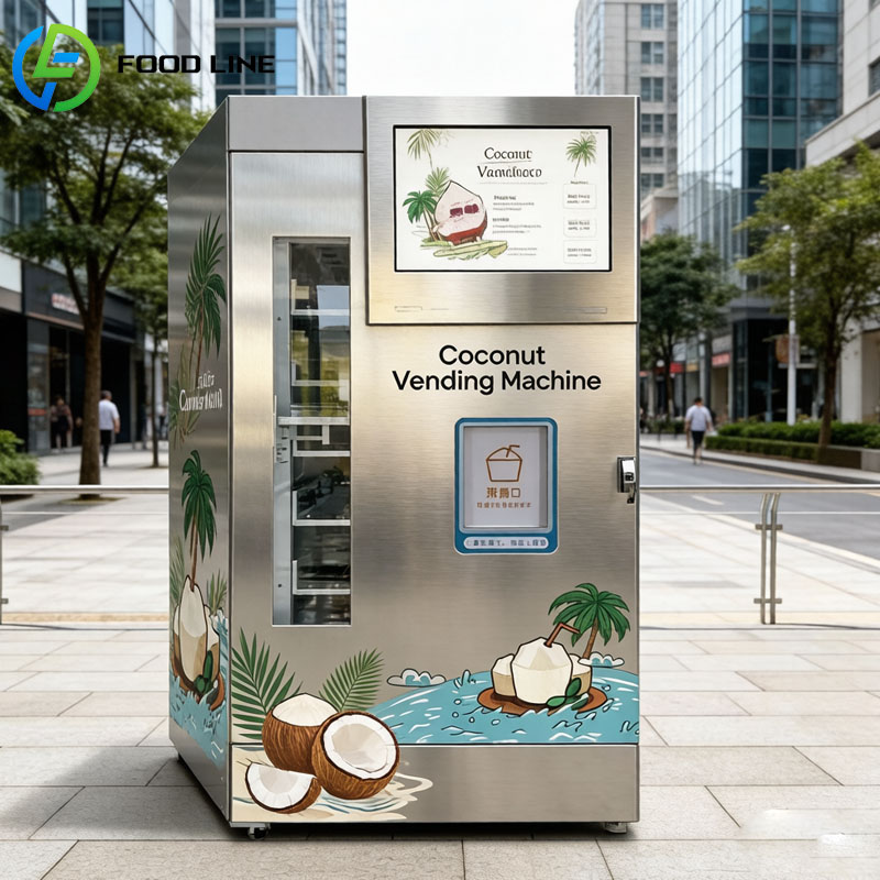 ตู้จำหน่ายมะพร้าวสดอัจฉริยะ AI - Open Vending Machine บทวิจารณ์และราคา
