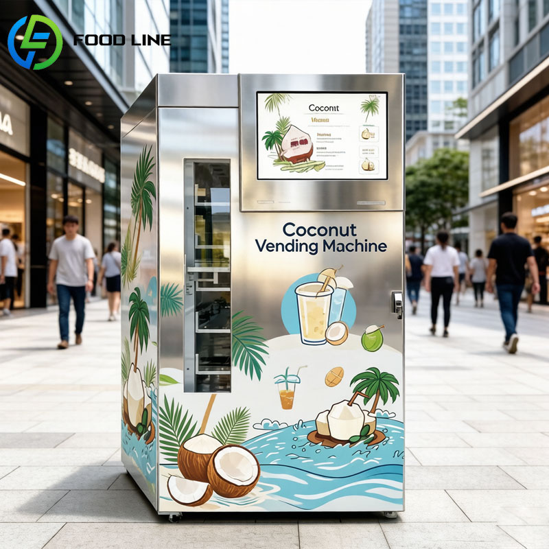 ตู้จำหน่ายมะพร้าวสดอัจฉริยะ AI - Open Vending Machine บทวิจารณ์และราคา