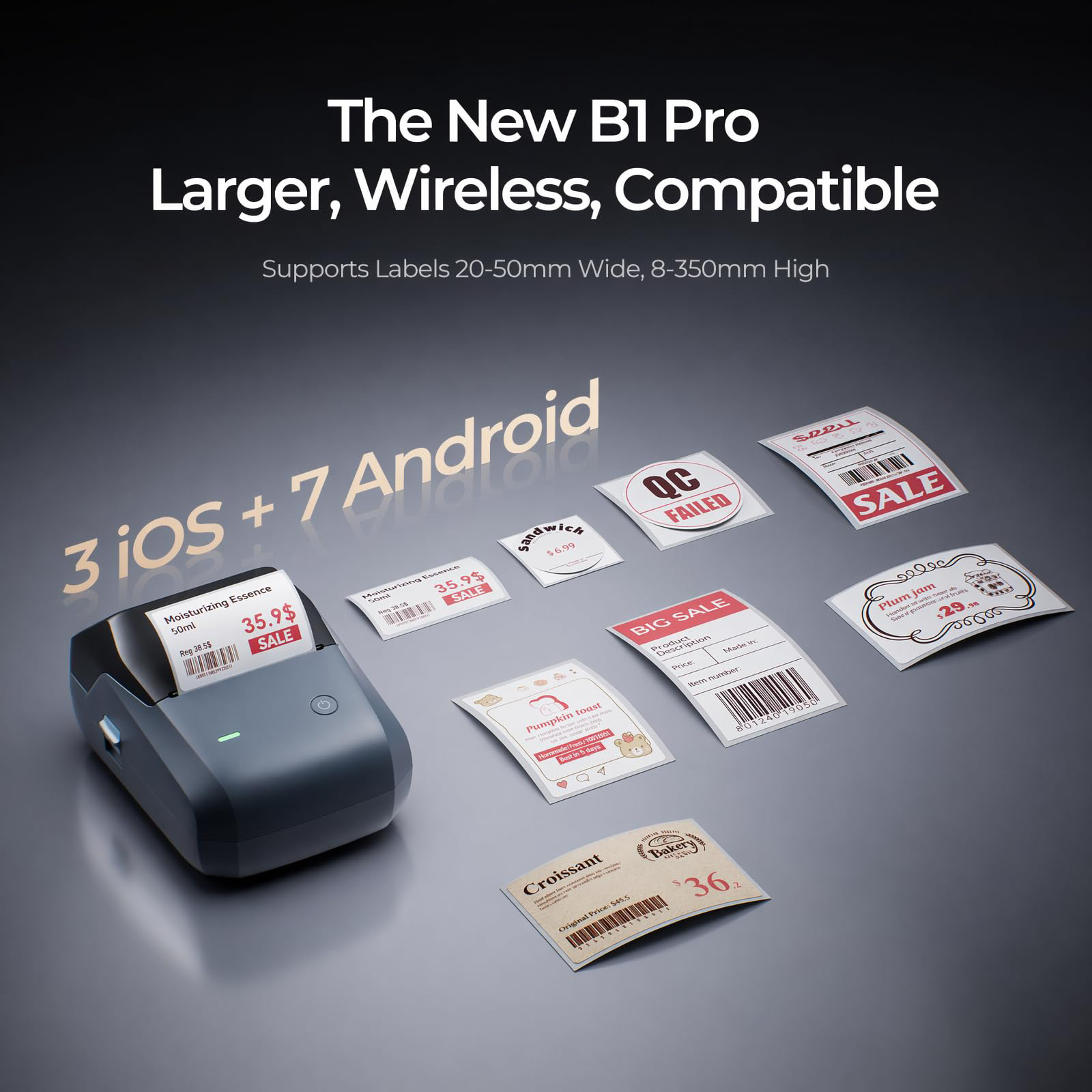 เครื่องพิมพ์ฉลาก Niimbot B1Pro - Ticket Redemption Machine บทวิจารณ์และราคา