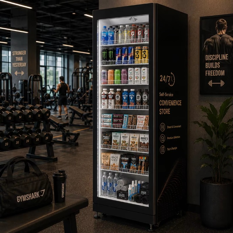 ตู้จำหน่ายสินค้าอัจฉริยะ AI Co - Open Vending Machine บทวิจารณ์และราคา