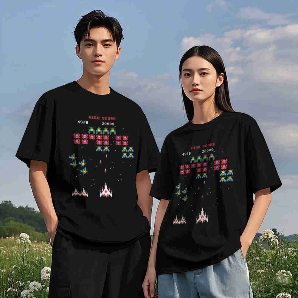 เสื้อยืดแขนสั้นลายเกม Galaxy S - Arcade No บทวิจารณ์และราคา